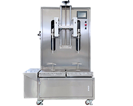 新上市雙頭稱(chēng)重灌裝機(jī)運(yùn)行視頻，工廠實(shí)拍！